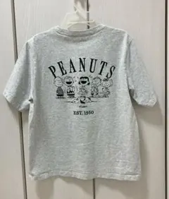 PEANUTS グレー Tシャツ 半袖