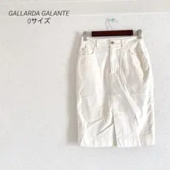 GALLARDA GALANTEベロア調生地膝丈スカート0綿テンセルポリウレタンのサムネイル