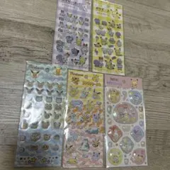 ポケモン カプセルシール シャカシャカシール ポケピース ピカチュウ イーブイ