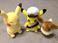 ポケモン ぬいぐるみ 3体セット ピカチュウ イーブイ