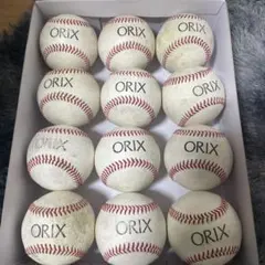 ORIX 硬式野球ボール 12個セット