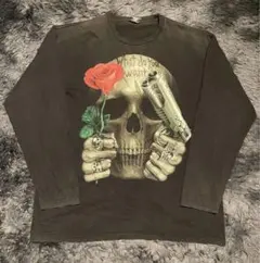y2k 00s gun rose ロンtシャツ　古着　ロックフェードのサムネイル