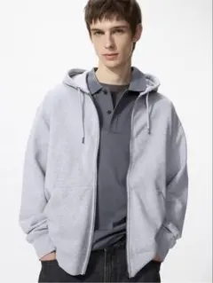 UNIQLO スウェットフルジップパーカ