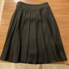 プリーツスカート　ブラック　大きいサイズ