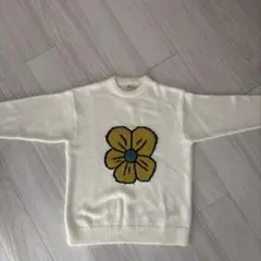 [人気]ZARA 花柄ニット