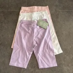新品　H＆M　3枚セット　エイチアンドエム　レギンス　5分丈　インナーパンツ