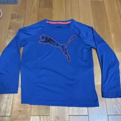 PUMA 長袖カットソー ブルー 140