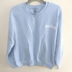 EVILIVE DOG ドッグ ライトブルー スウェット トレーナー L