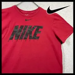 【NIKE】ベースボール ブラックカモ　ビックロゴ　コットン100％