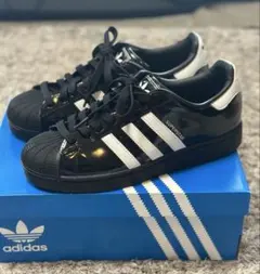 専用adidas Superstar ブラック/ホワイト エナメル　 27.5