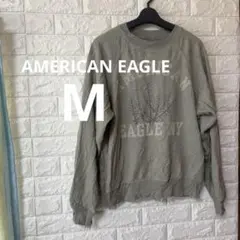 AMERICAN EAGLE グレー トレーナー Mサイズ