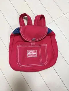 ミキハウス　ベビー　赤　リュック