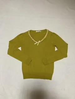KLEIN PLUSイトキンレディースセーター（M）美品 伸縮性有り 最終値