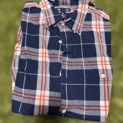 Gap チェック柄 長袖シャツ ネイビー系のサムネイル