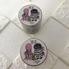 ヒグチユウコ　テープ　養生テープ　2個　BZオールスター　猫　にゃんこ　ネコ