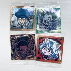 新品、未開封！ハンターハンター ウエハース ハンターレア シール　4枚セット