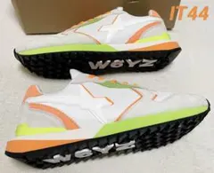 【新品】W6YZ(ウィズ) JET-M ホワイト/オレンジ 44