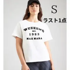 【新品/タグ付】WEEKEND MAX MARA ロゴ Tシャツ Sサイズのサムネイル