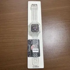 Apple Watch バンド 42mm 44mm 49mm 一体型透明バンド