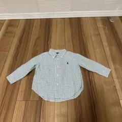 Ralph Lauren チェック柄長袖シャツ 24M
