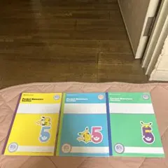【新品未使用】ピカチュウ学習ノート5ミリ方眼　3冊セットのサムネイル