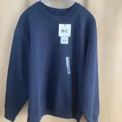 UNIQLO:C オーバーサイズスウェットシャツ　 ネイビーM