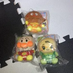 新品 アンパンマン もちふわマシュマロ マスコット キーホルダー ぬいぐるみ