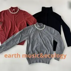 タートルネックセーター 3点セット　earth music&ecology