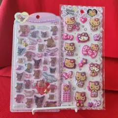 うるちゅる　日焼け　サンリオキャラクターズ　日焼けキティマシュマロシール