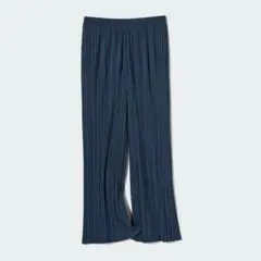 UNIQLO プリーツストレートパンツ/丈短め63.5 XS