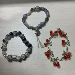 ブレスレット3点セット　アクセサリー