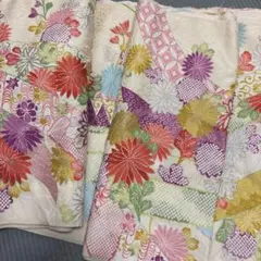 多色　花柄　はぎれ　和柄　生地