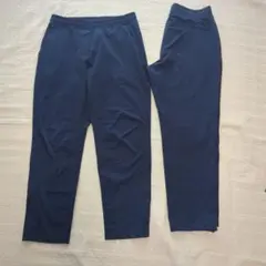 UNIQLO ウルトラストレッチ　サイドファスナーパンツ　2点セット