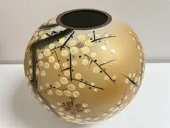 九谷花瓶、九谷玉竜、花器、花生、飾り壺、陶器、伝統工芸、手描く花瓶、昭和レトロ