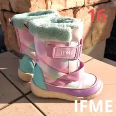 IFME 冬用ブーツ 16cm ピンク・ミント