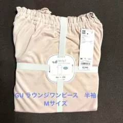 GU×サボン ミント2WAY ラウンジワンピース半袖　Mサイズ　ピンクのサムネイル