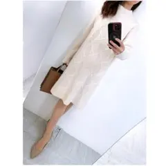 【美品✨】定価35,000円❤️GALLARDAGALANTE✨ニットワンピース