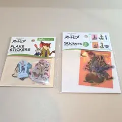 Disney　ディズニー　ズートピア フレークステッカー&ダイカット ステッカー