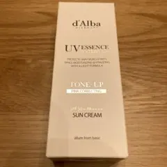 新品未開封d'AlbaUVエッセンストーンアップサンクリーム ピンク50ml