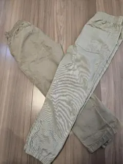 ベージュ ロングパンツ 120cm2本セット