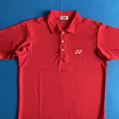 【YONEX 】レッド ポロシャツ Mサイズ