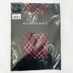 Y2505-312【新品】BURBERRY　チェックタイツ　65デニール　M～L