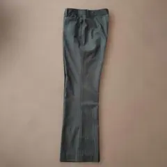 セットアップ ダークグレー ストライプ スラックスのみ 11号