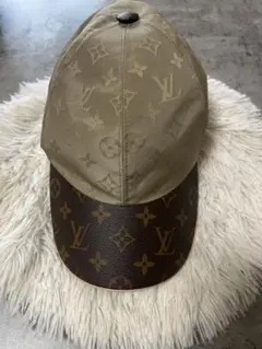 ヒ*君様 Louis Vuitton ロゴプリント キャップ