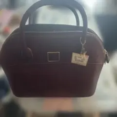 NINA RICCI バーガンディ ハンドバッグ