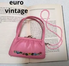 ユーロヴィンテージ がま口 ポーチ リップケース がま口ポーチ