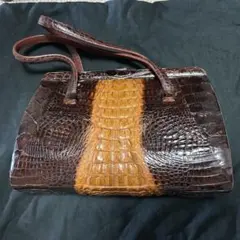 極希少】センザンコウ バッグ 2way ゴールド金具 エキゾチックレザー