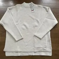 【未使用品】無印良品　男女兼用　ハイネックセーター　L-XL