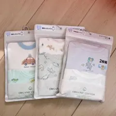 肌着 袖なしロンパースセット 半袖丸首ロンパース 80cm
