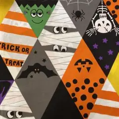 [no.2588]在庫少☆セール☆ハロウィンガーランド柄 60㌢シーチング生地＊